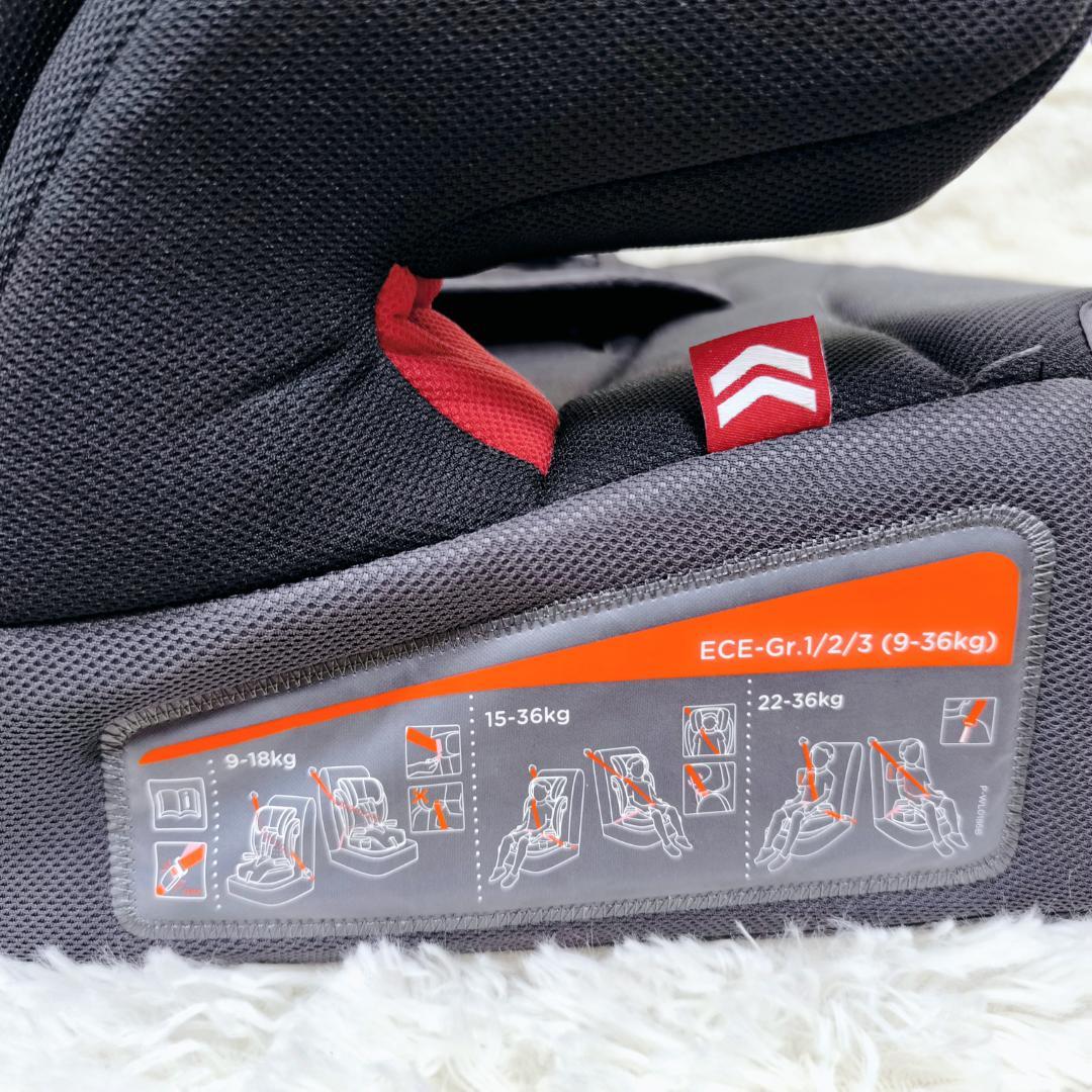 【美品】Joie　ジョア　エレベート　ジュニアシート　チャイルドシート　ブラック