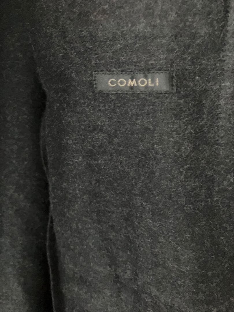 COMOLI ウールシルク セットアップ チャコール