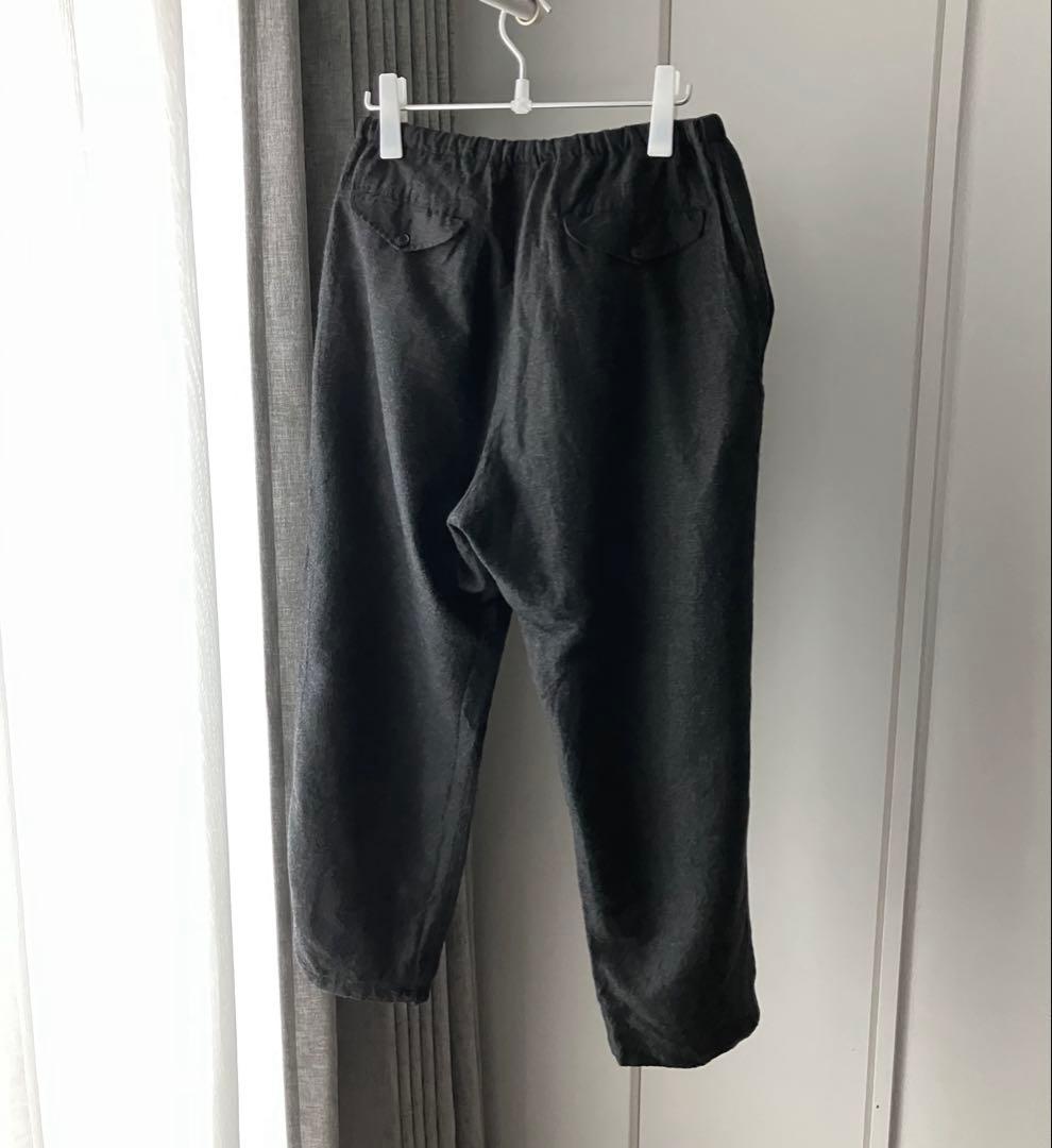 COMOLI ウールシルク セットアップ チャコール