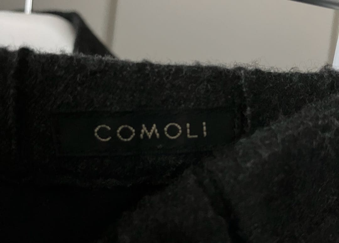 COMOLI ウールシルク セットアップ チャコール