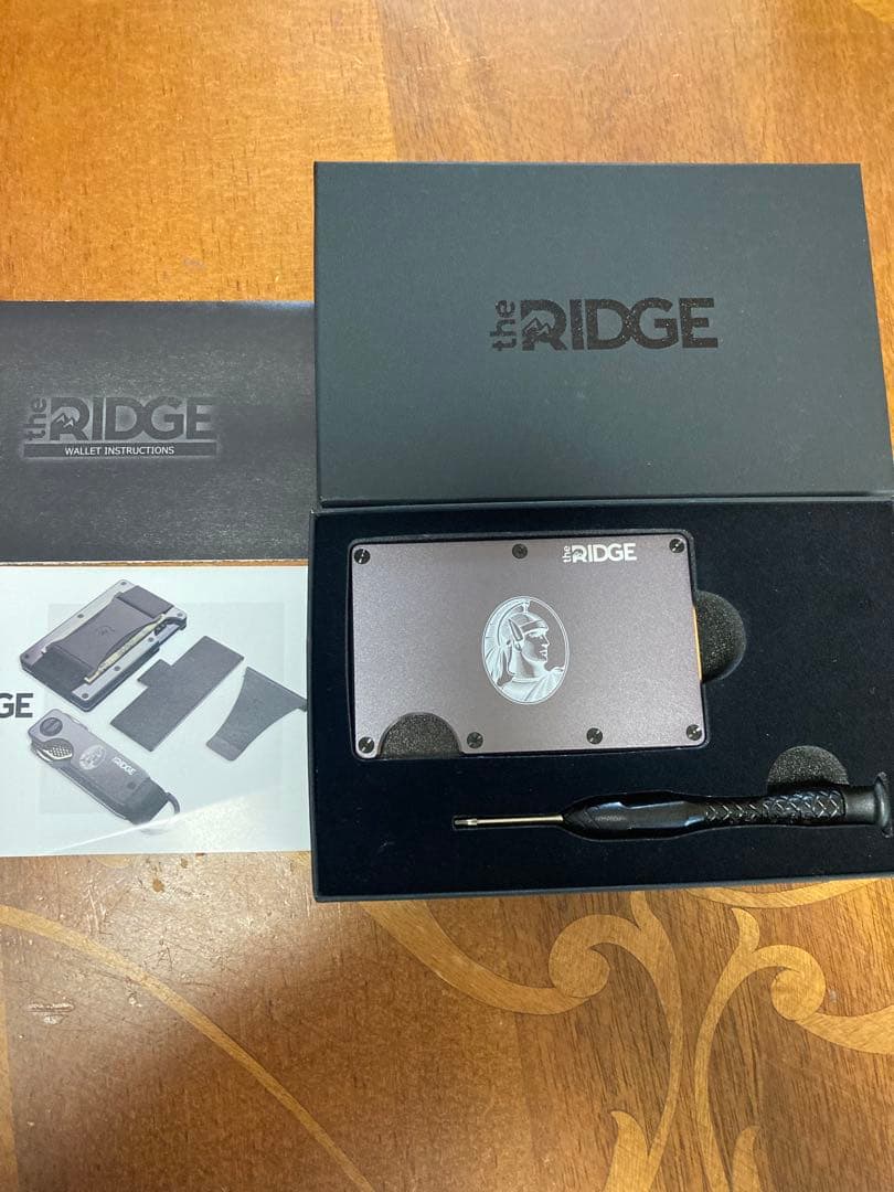 新品未使用 アメックス the ridge リッジ マネークリップ amex