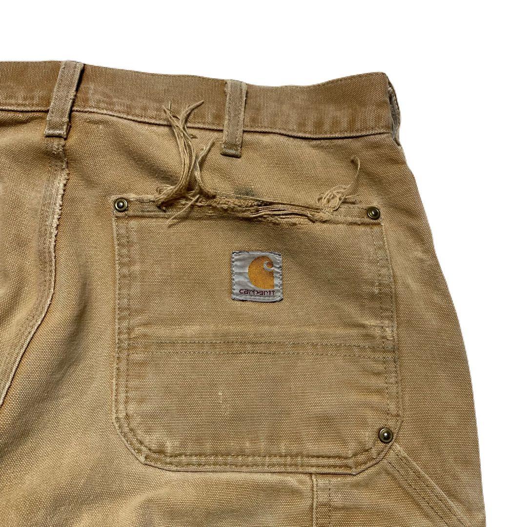 90s カーハート ダブルニー 32×30 USA製 ボロ ヴィンテージ 雰囲気