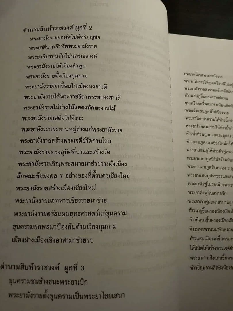 〈タイ語書籍〉ตํานานสิบห้าราชวงศ์ 15ラチャウォン年代記