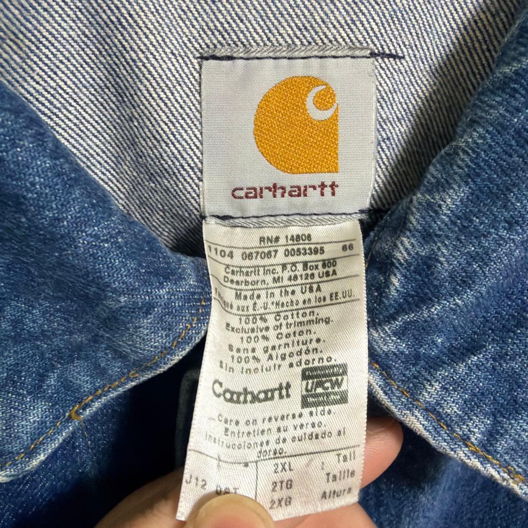 Carhartt カーハート デニムジャケット　カバーオール　アメリカ製