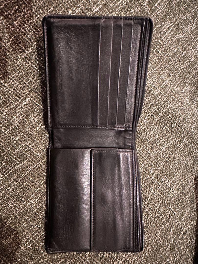 SAINT LAURENT PARISクロコ型押しレザー財布