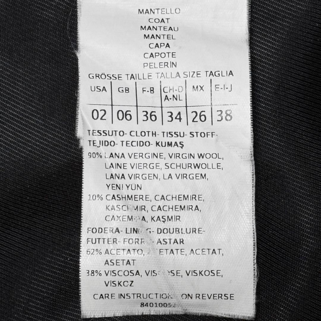 マックスマーラ Max&co カシミヤ ウール 比翼 コート 上品 冠婚葬祭