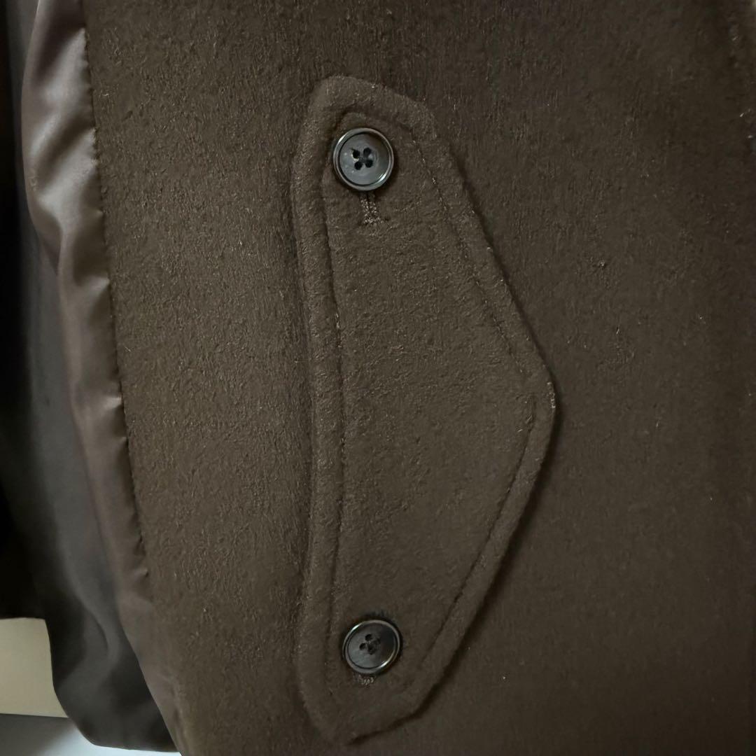 【美品】anuans アニュアンス ウールトレンチコート BROWN