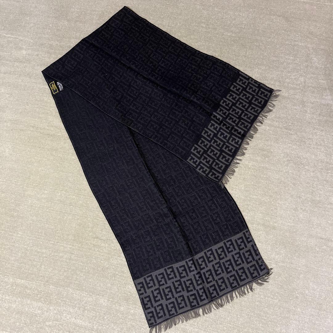 FENDI　フェンディ マフラー ハイクラスクリーニング済　 ストール ズッカ