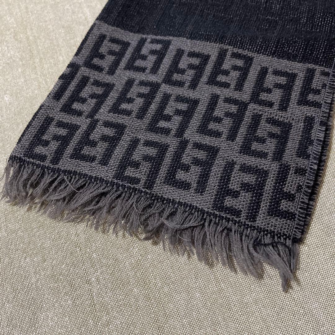 FENDI　フェンディ マフラー ハイクラスクリーニング済　 ストール ズッカ