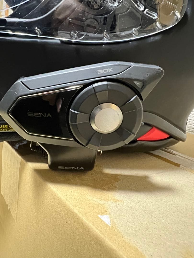 SHOEI Z-8 SENA30K スモークシールド付き