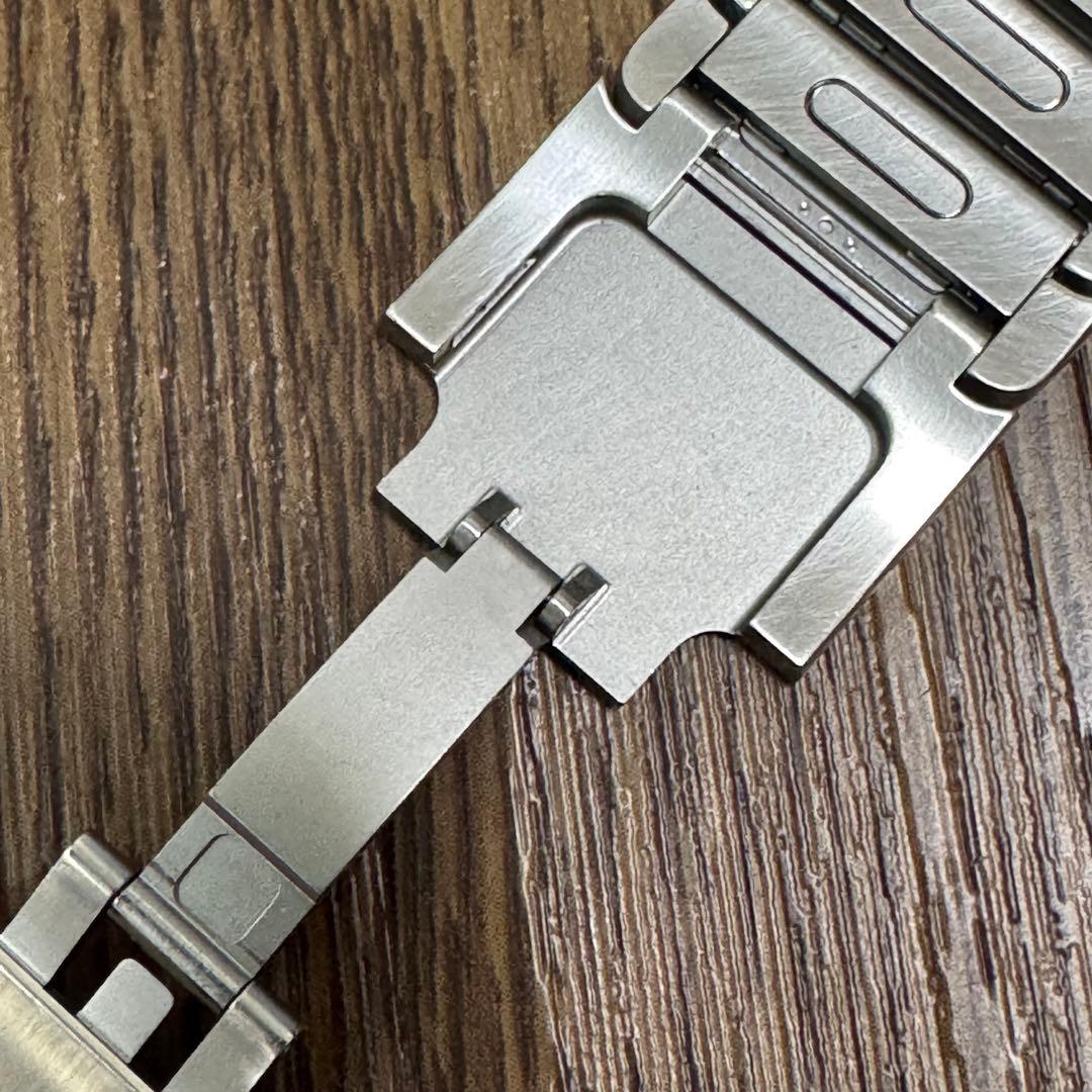 2893 Apple Watch リンクブレスレット　アップルウォッチ　シルバー