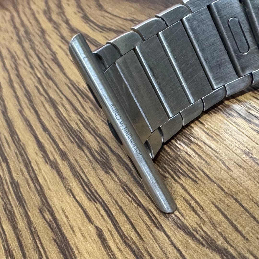 2893 Apple Watch リンクブレスレット　アップルウォッチ　シルバー