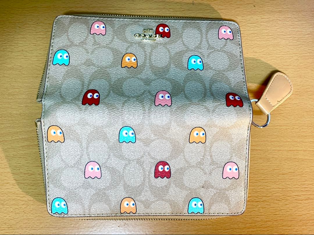 コーチ（coach）長財布:パックマンコラボ【公式】pacman