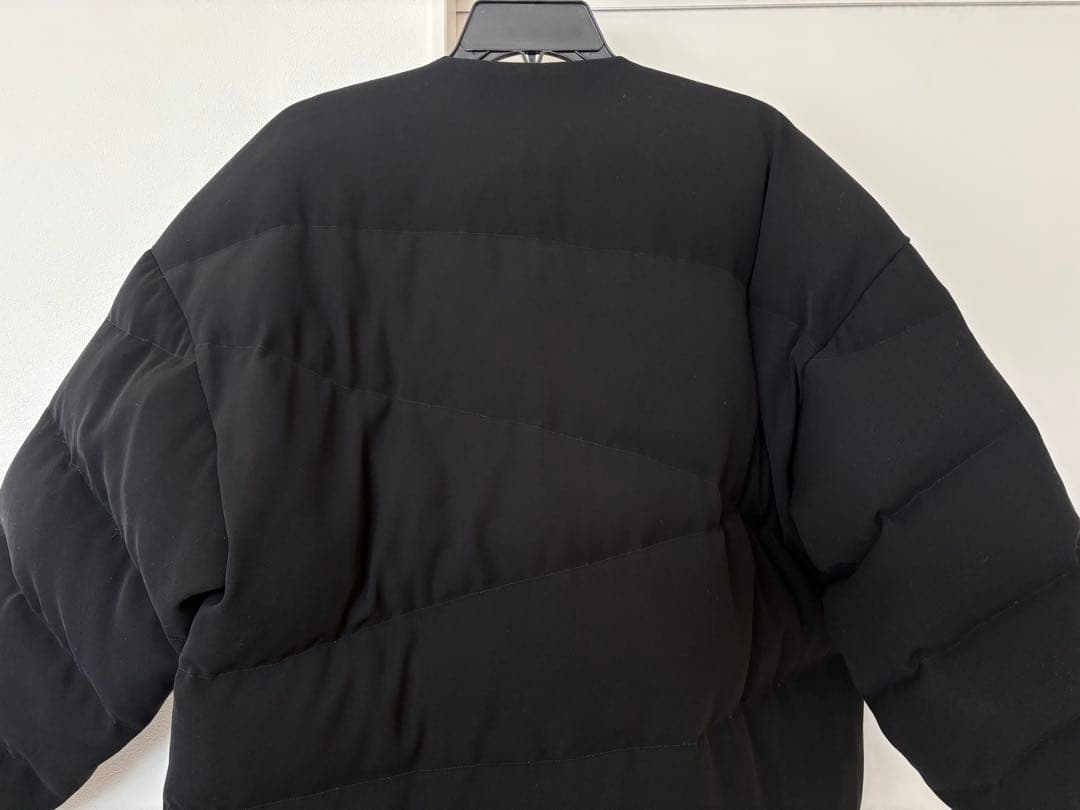 ENFOLD ノーカラーダウンコート黒 38サイズ