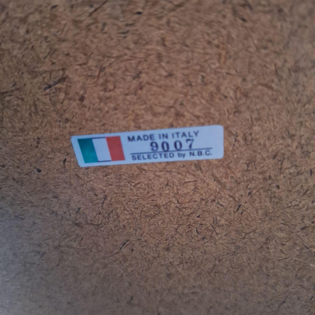 イタリア製 木製 壁掛け 鏡 ウォールミラー アンティーク調 ヴィンテージ