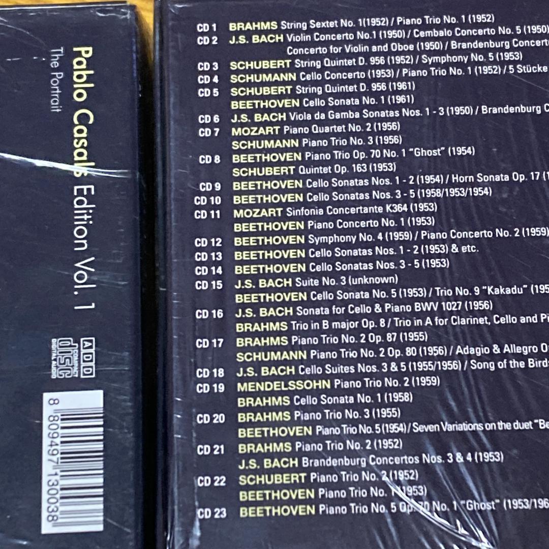 新品未使用　Pablo Casals Edition 　1＆2　【M33】