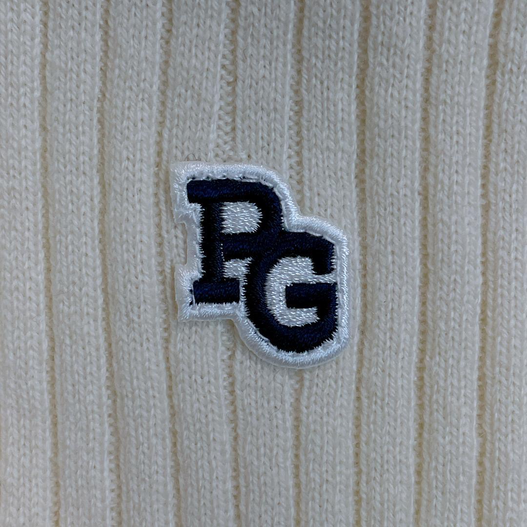 パーリーゲイツ ニット セーター モックネック ウール カシミヤ ホワイト S