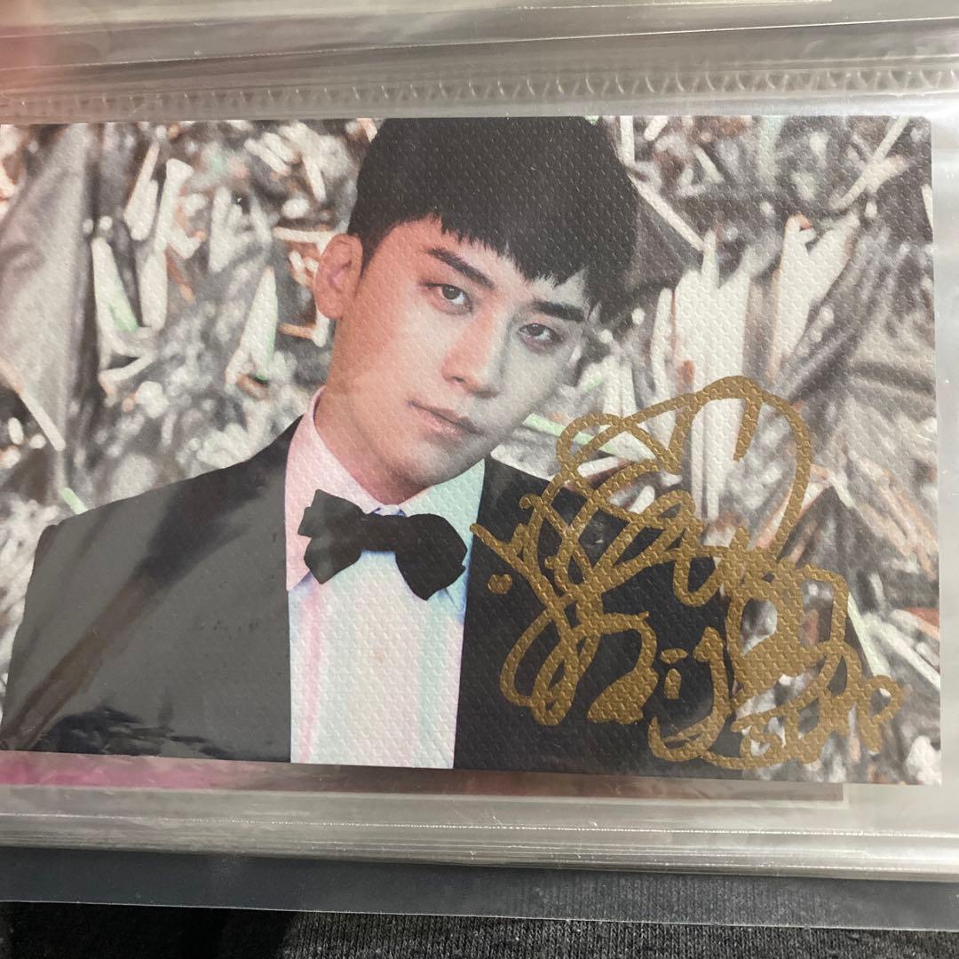 BIGBANG スンリ　サイン　直筆　ポストカード