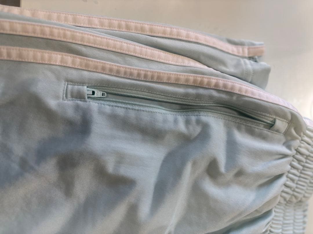 ナヨン着用　adidas セットアップ ジャージ トラックジャケットパンツ水色L