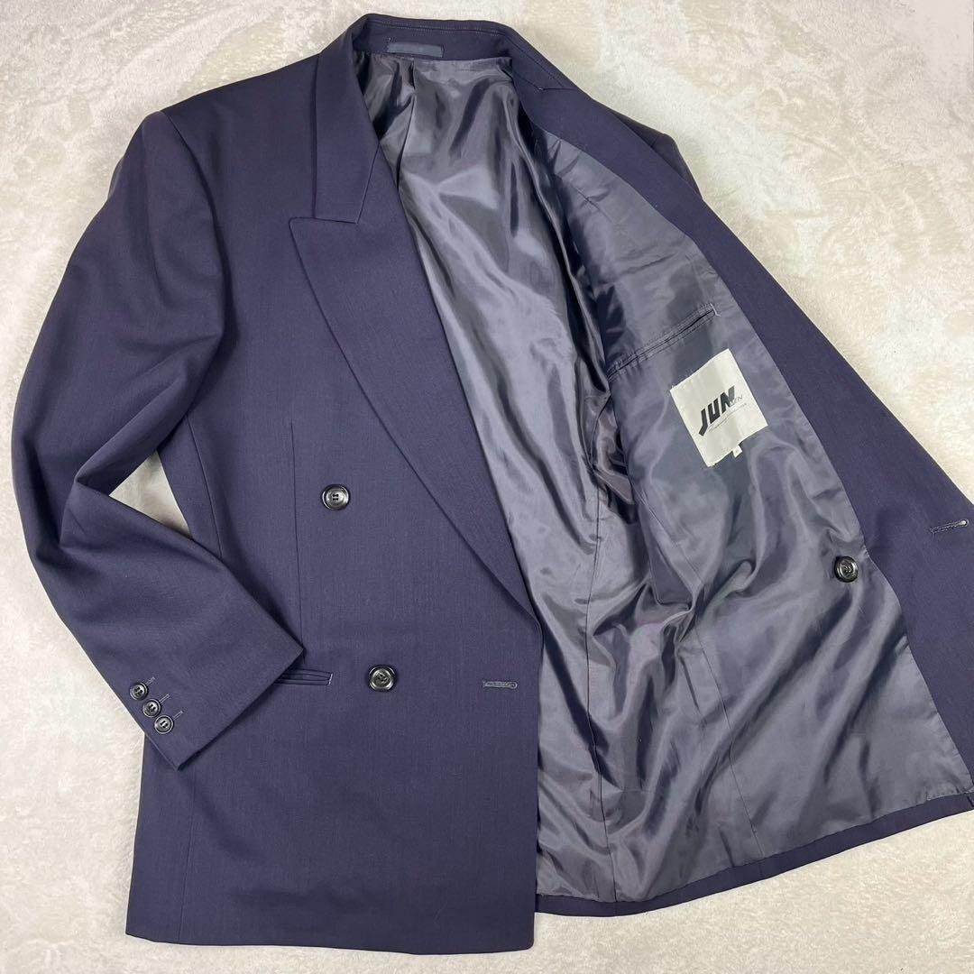 希少カラー ジュンメン ダブルスーツセットアップ 菅田将暉 紫 ヴィンテージ