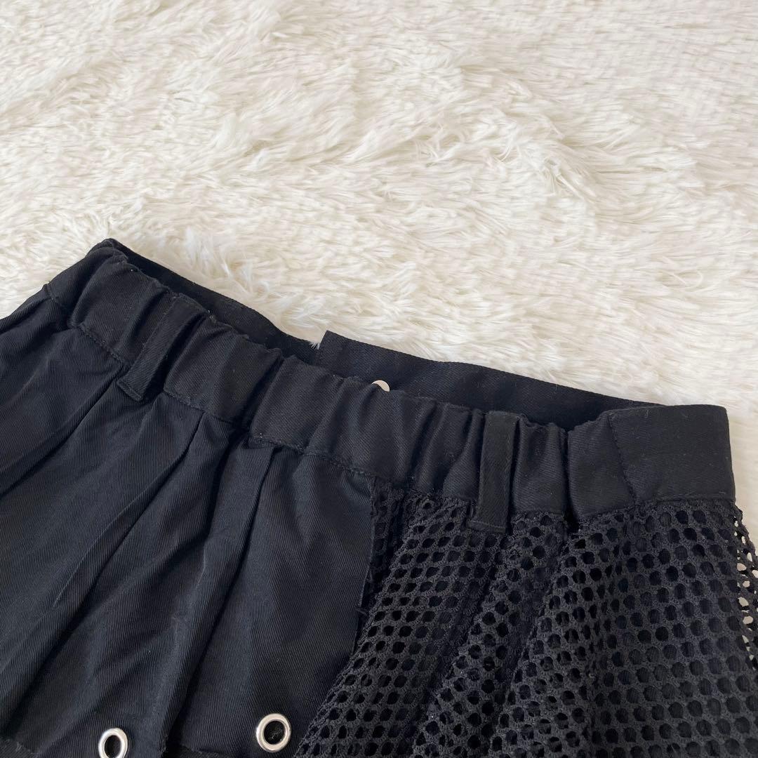 完売品✨️REFLEM レフレム ランダムレイヤードスカート 黒 アシメ 異素材