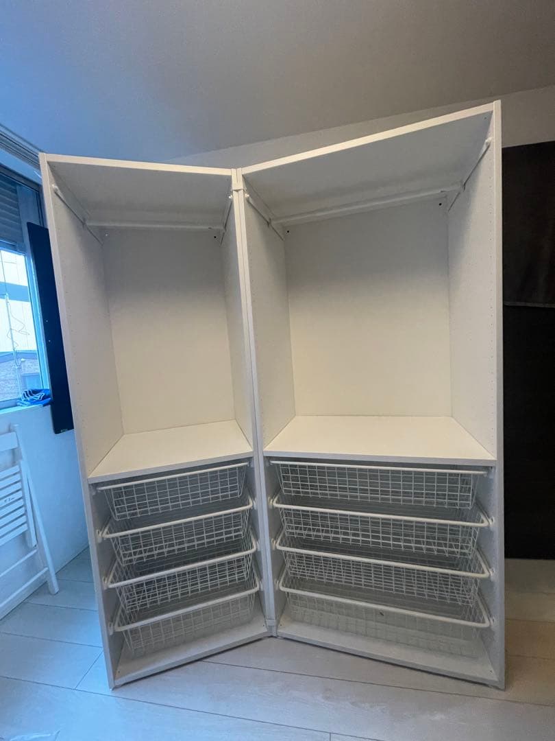 【w800のみ】衣装用ワードローブ　PLATSA プラッツァ　IKEA