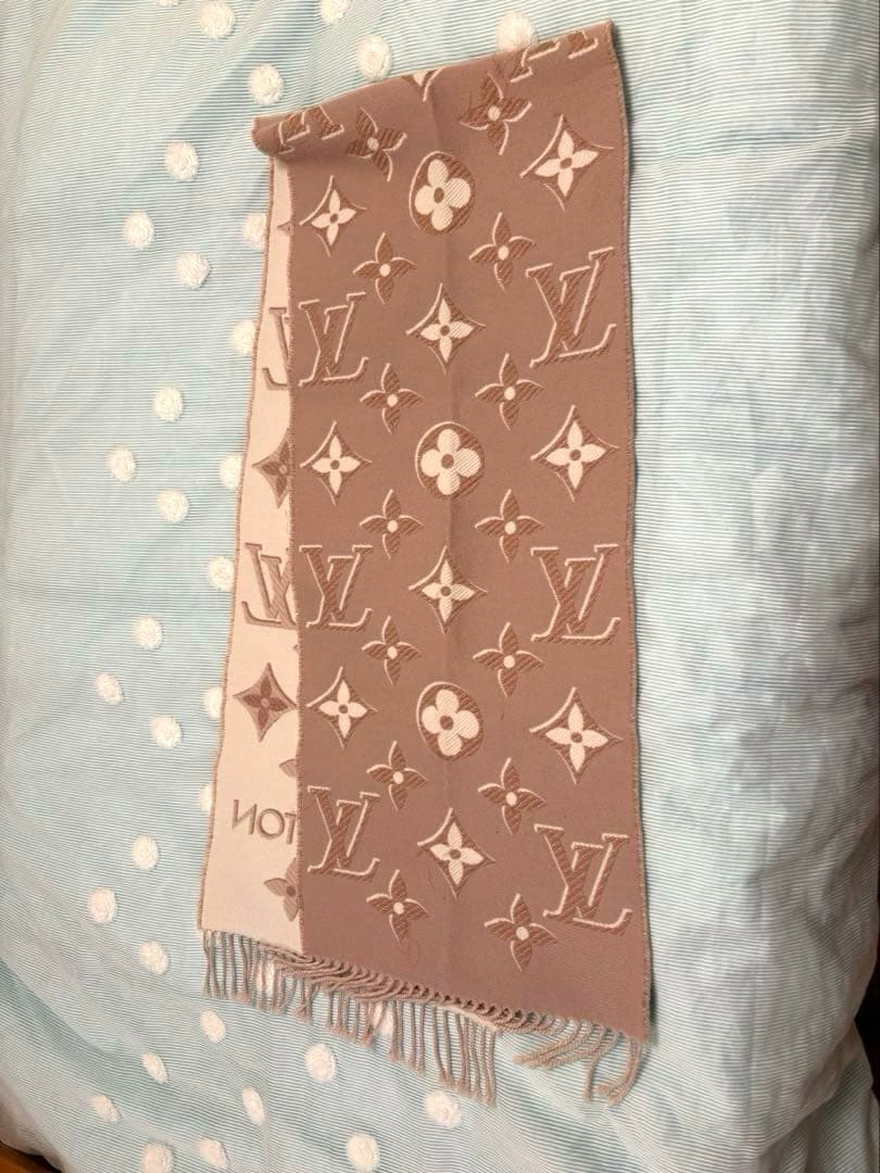 ルイヴィトン　ピンク　マフラー　レディース