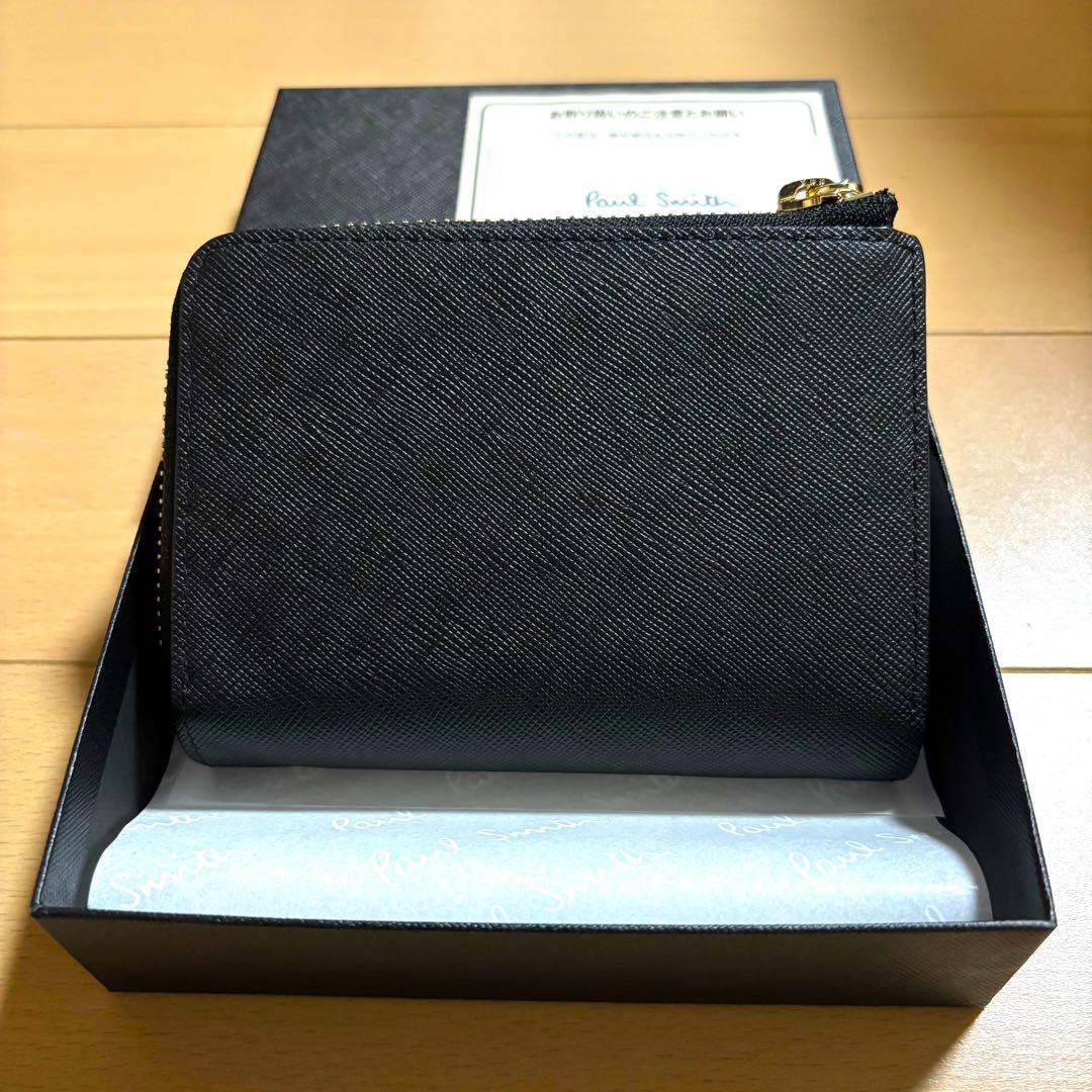 Paul Smith 超激レア　ジップストローグレイン　二つ折り財布　黒