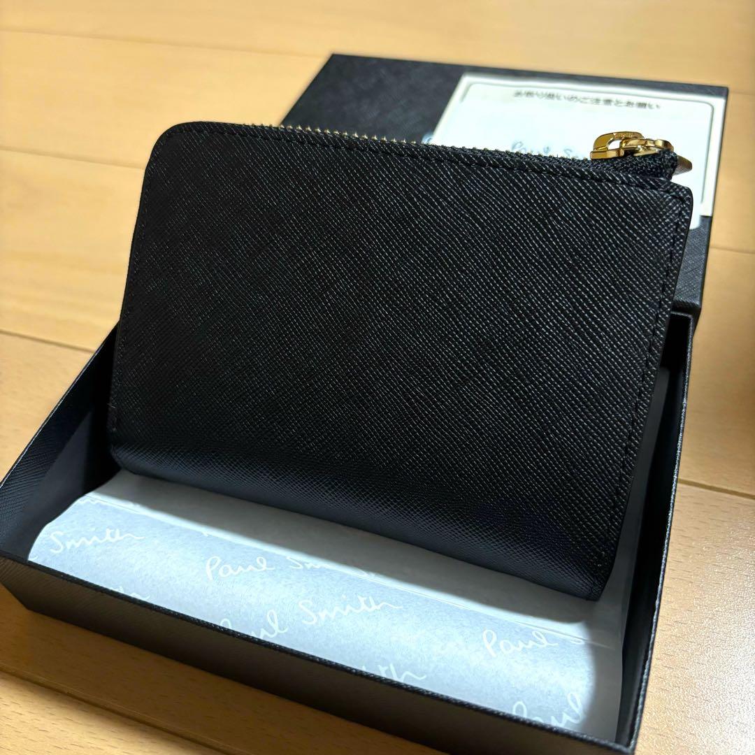 Paul Smith 超激レア　ジップストローグレイン　二つ折り財布　黒