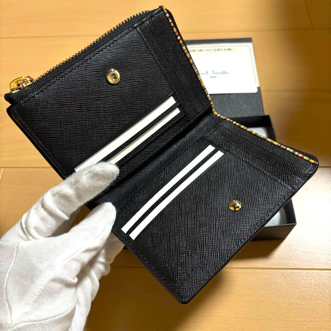 Paul Smith 超激レア　ジップストローグレイン　二つ折り財布　黒