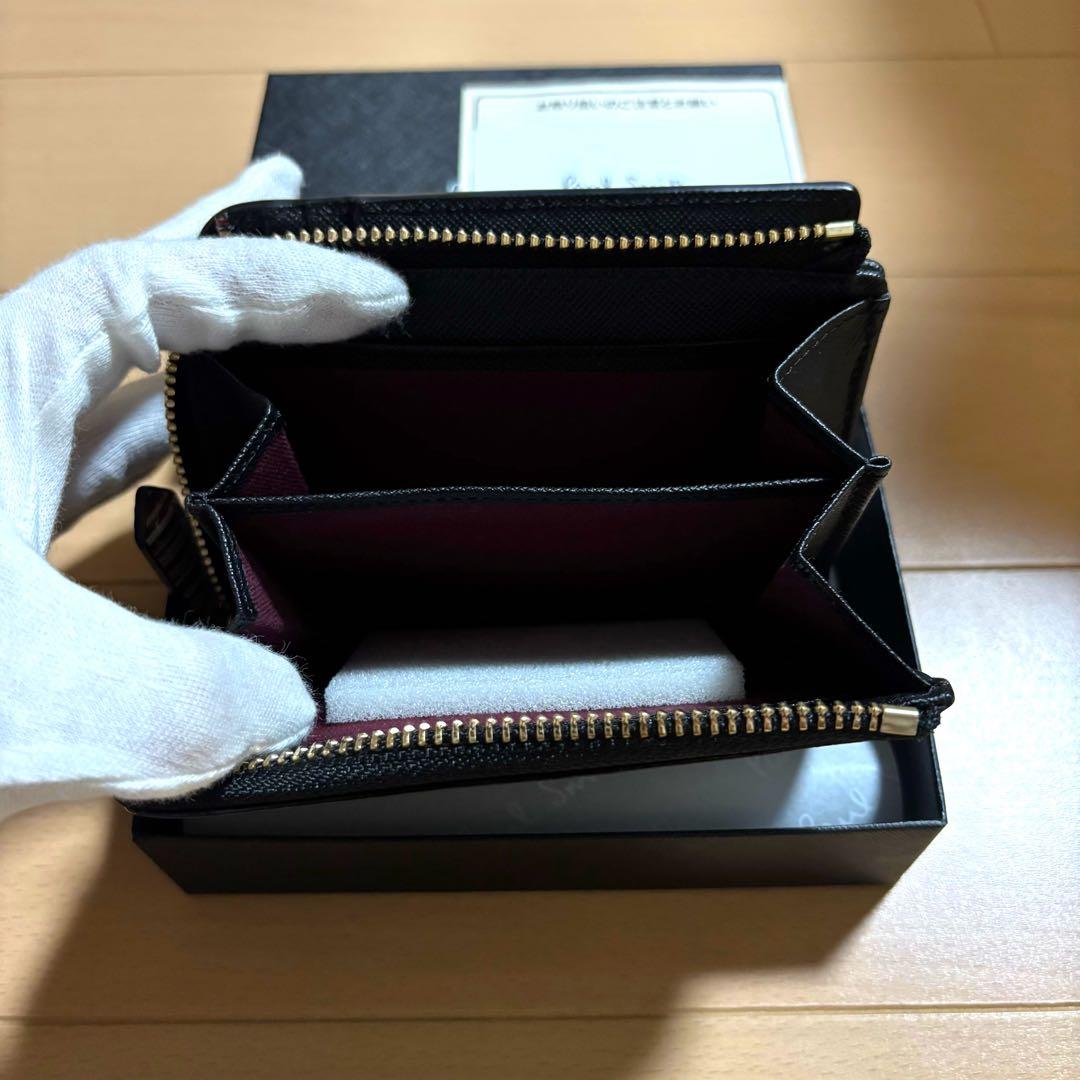 Paul Smith 超激レア　ジップストローグレイン　二つ折り財布　黒