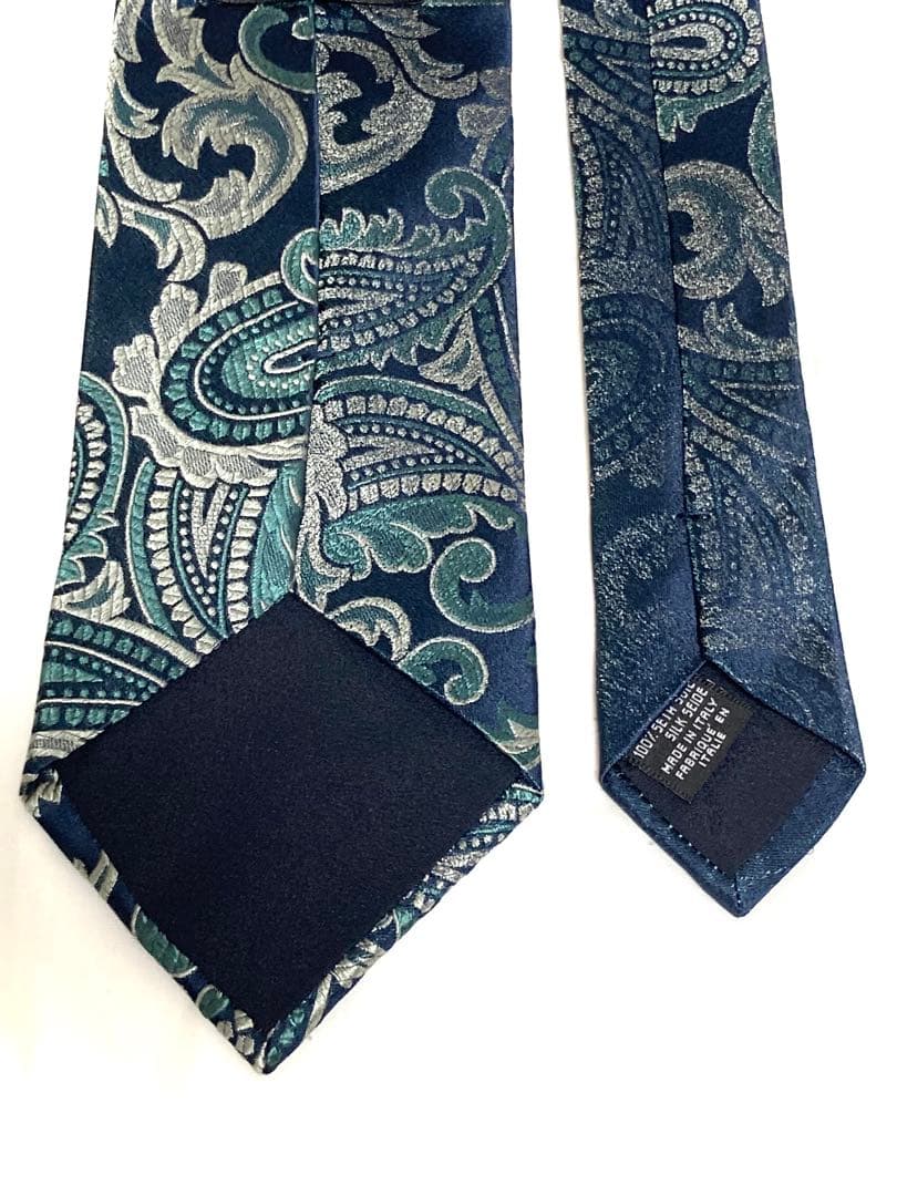 プラダ　PRADA ネクタイ　ペイズリー　グラデーション　シルク　絹　メンズ