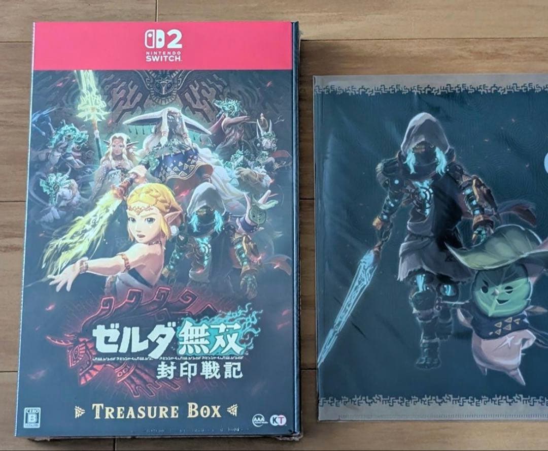【新品未開封】ゼルダ無双 封印戦記 TREASURE BOX　ソフト・特典付き