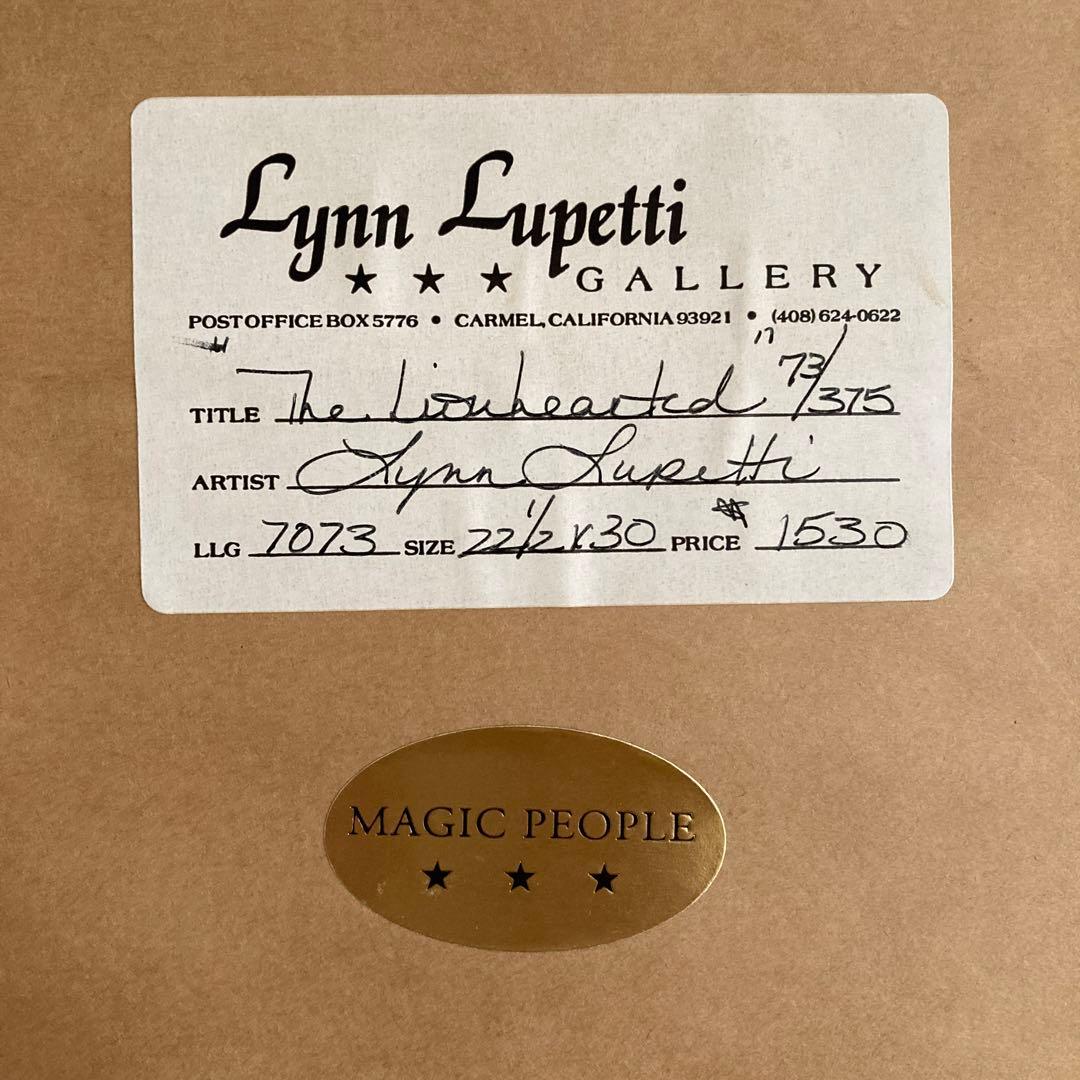 Lynn Lupettiリトグラフ ライオンハート ナルニア国　COA認定書付き