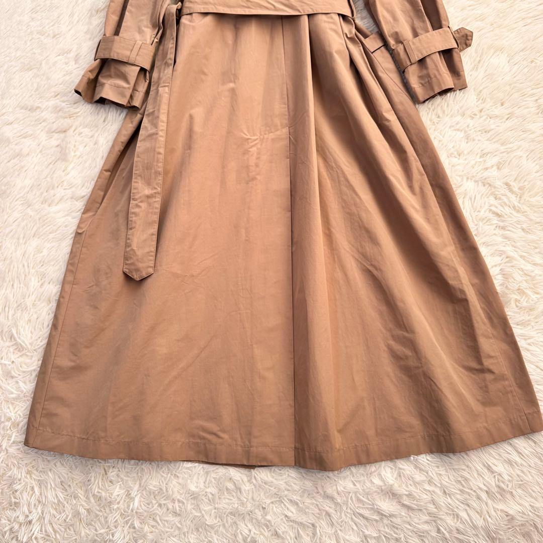 新品 イエナ MIRKO Aライン ロングトレンチコート イタリア製 キャメル