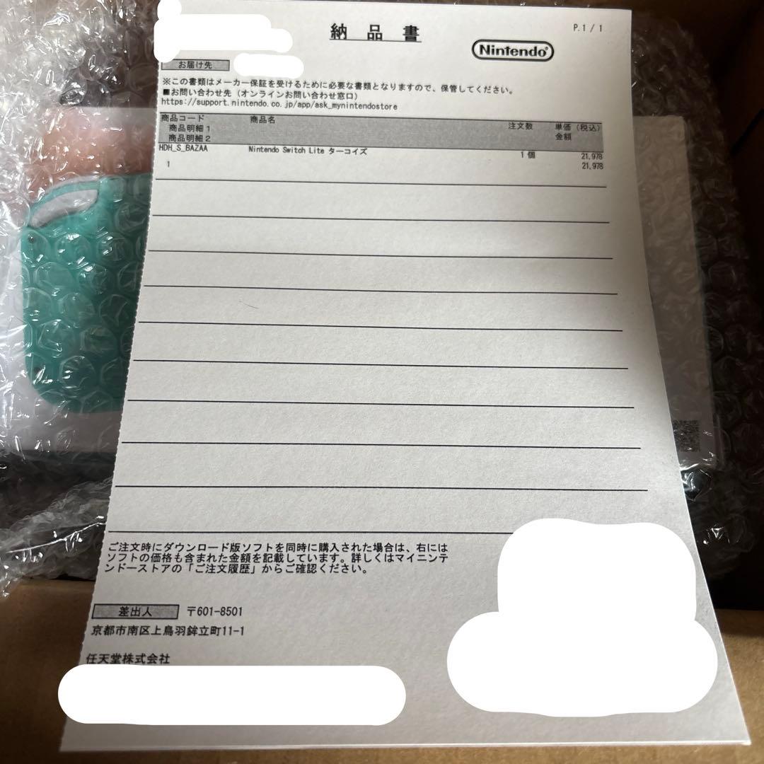 Switch Light ターコイズ 新品未開封品 保証書付き