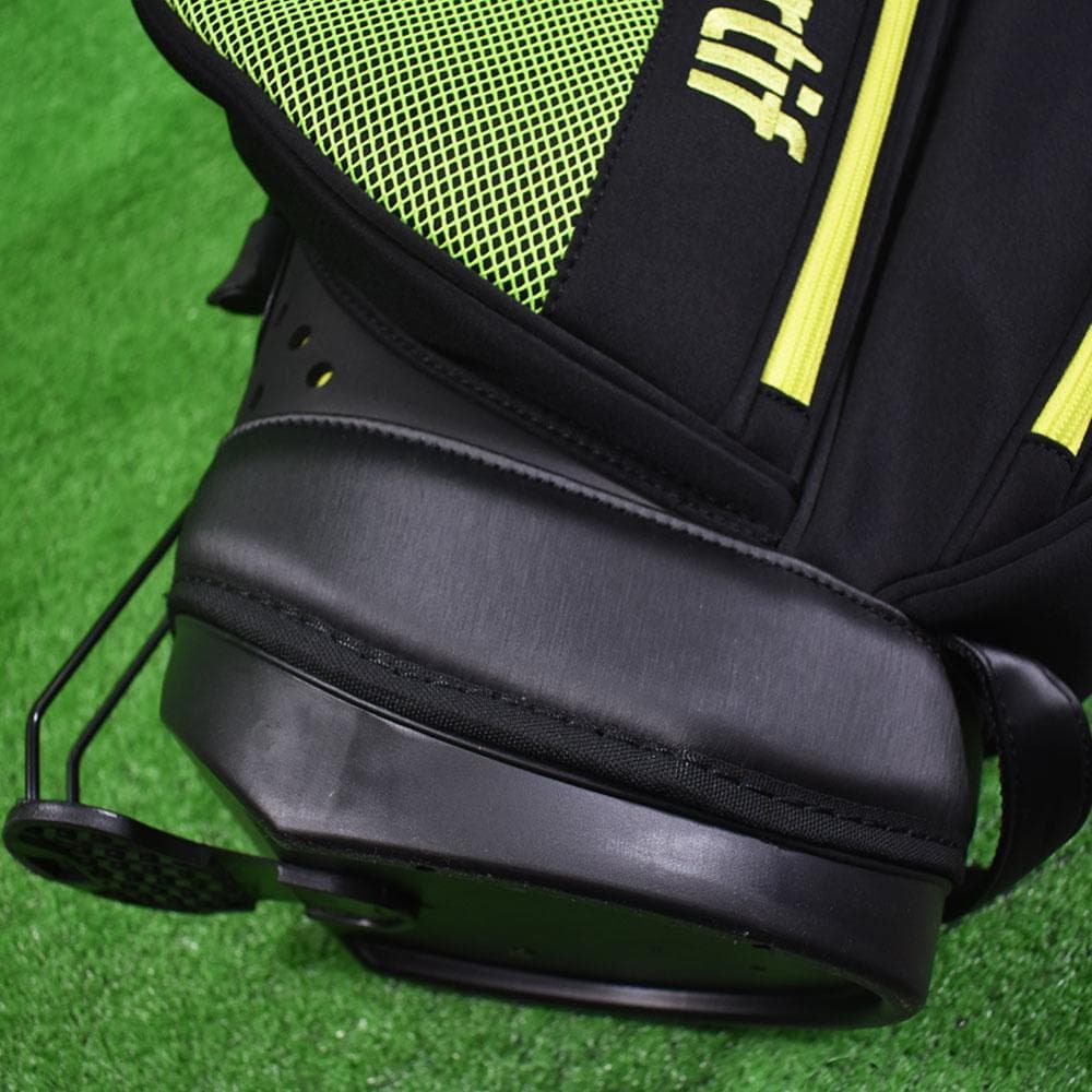 ルコックスポルティフ ゴルフ スタンド式 キャディバッグ９.５型【黒】美品！