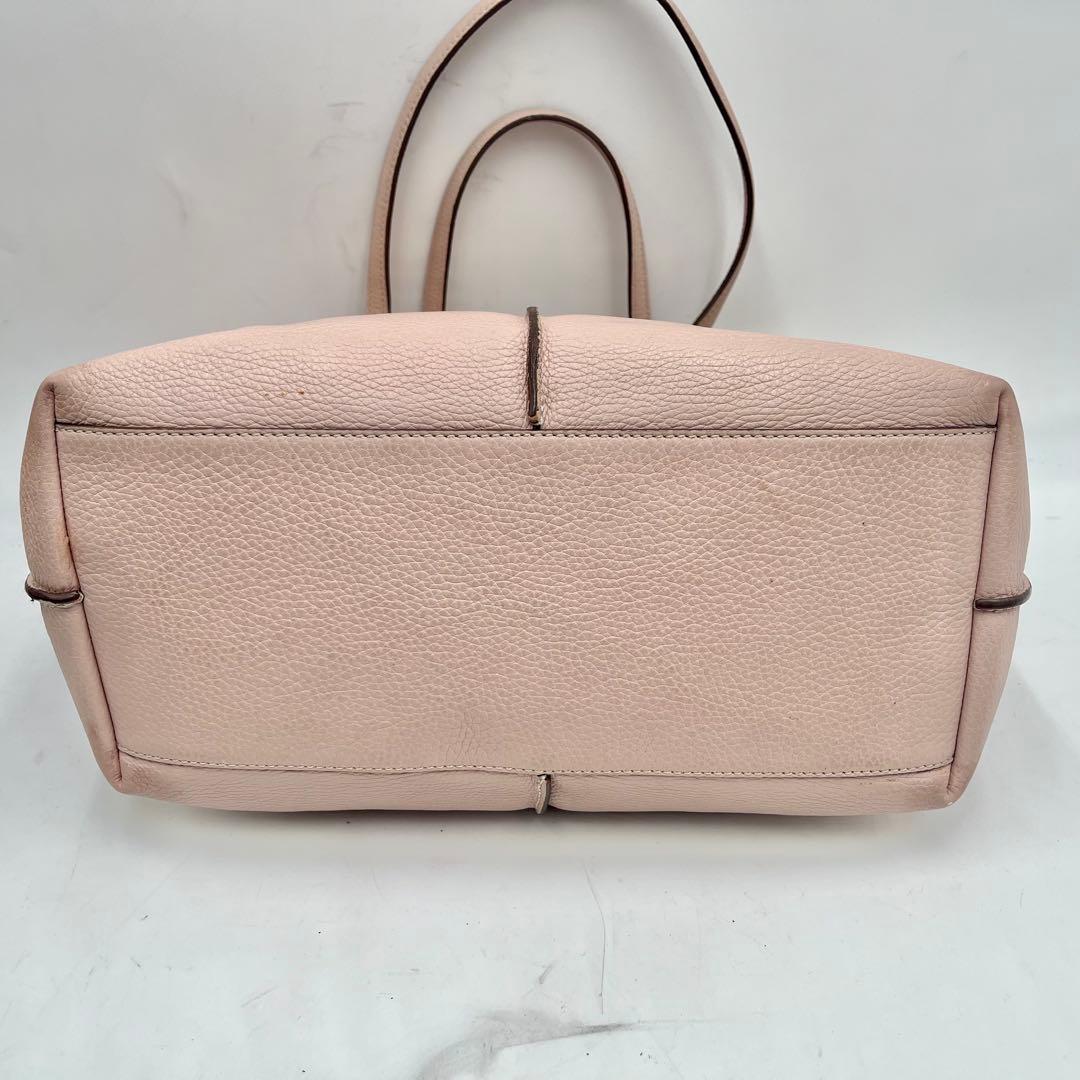 希少✨トッズ ジョイ トートバッグ ビジネス チャーム レザー A4収納可