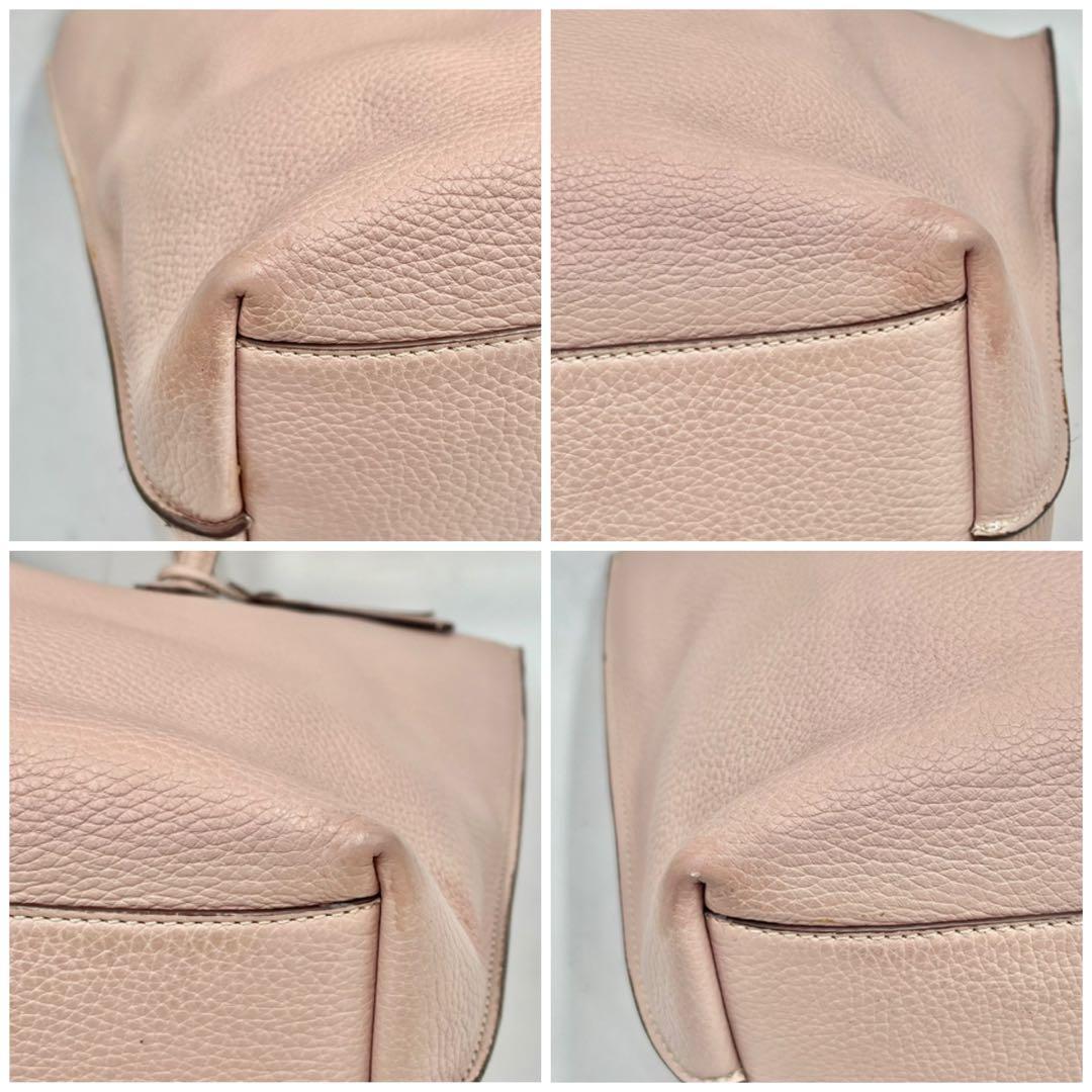 希少✨トッズ ジョイ トートバッグ ビジネス チャーム レザー A4収納可