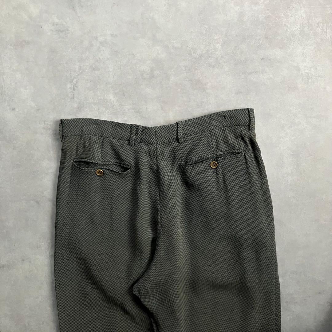 パンツ 80s giorgio armani wide slacks pants y2k