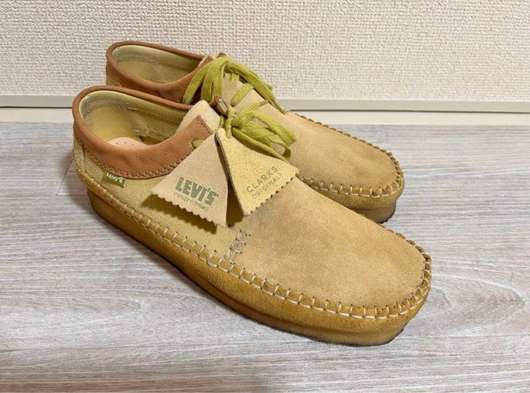 クラークス　Clarks LEVI'S スエード モカシン リーバイス　ワラビー
