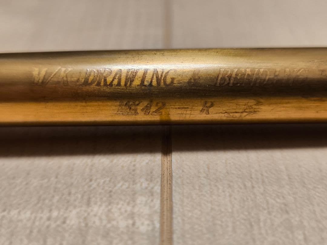M/K Drawing MK42 RoseBrass リードパイプ マウスパイプ