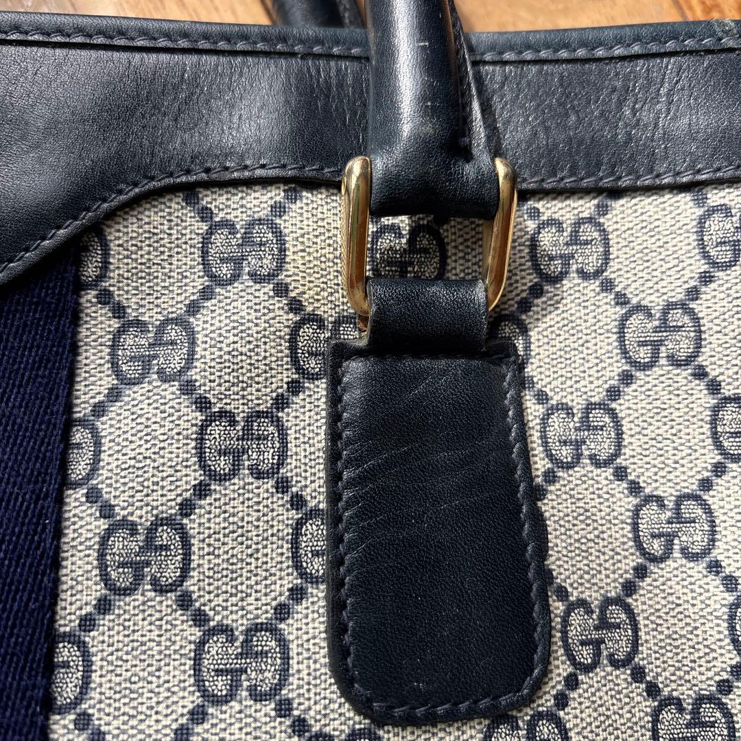 GUCCI トートバッグ GGロゴ ストライプ