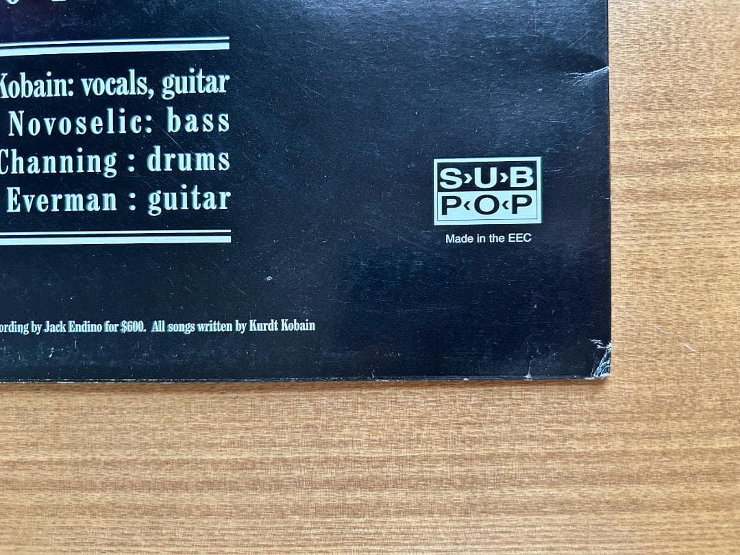 NIRVANA BLEACH SESSIONS レコード