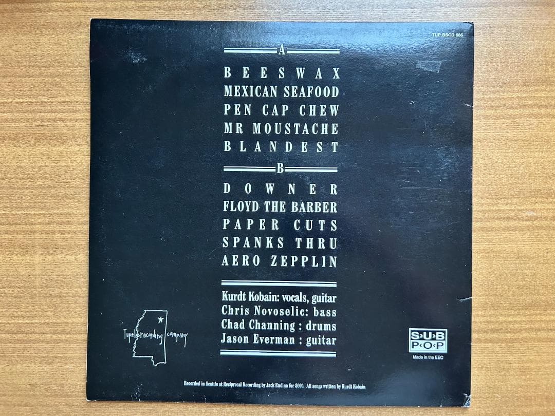 NIRVANA BLEACH SESSIONS レコード