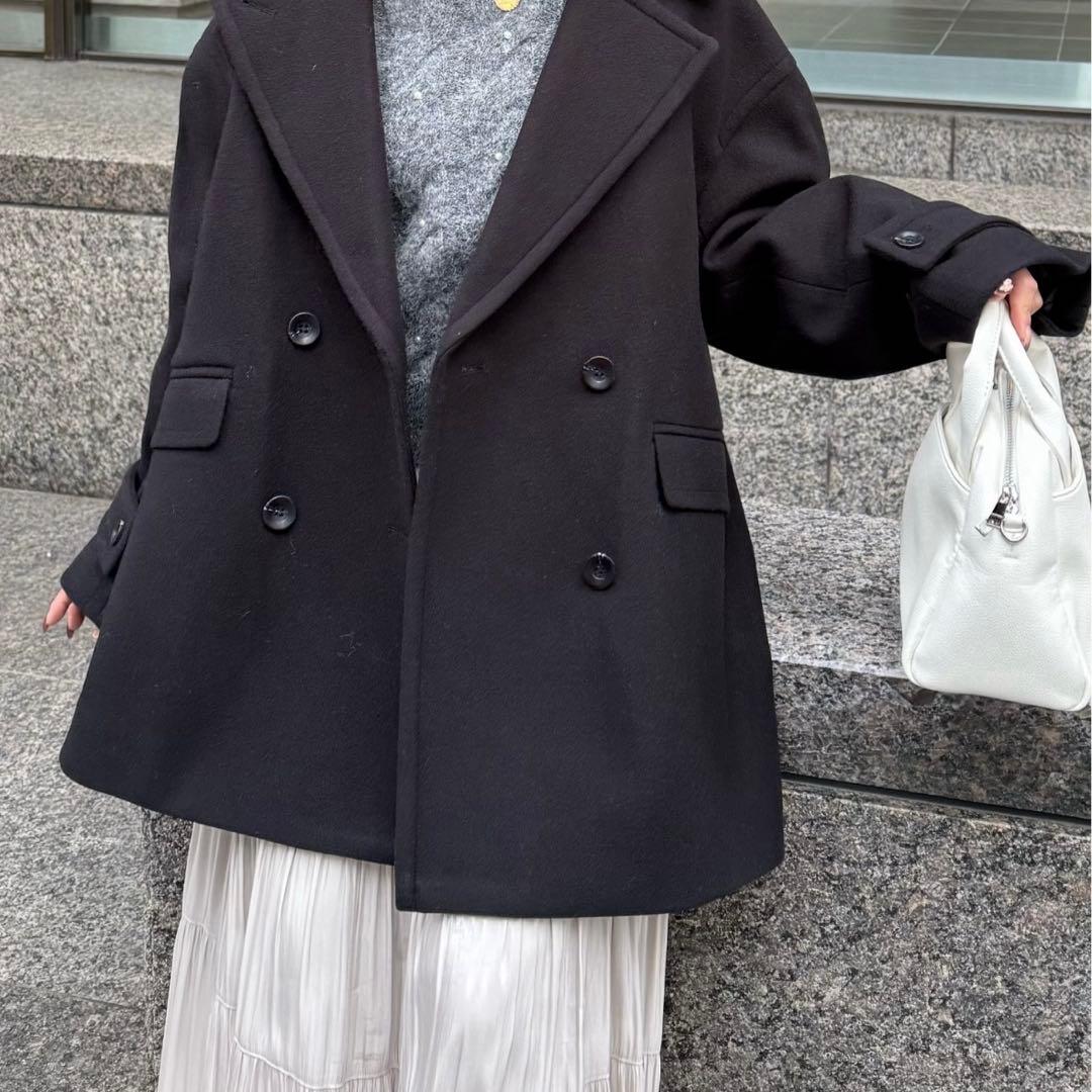 FREE'S MART メルトンPコート　新品