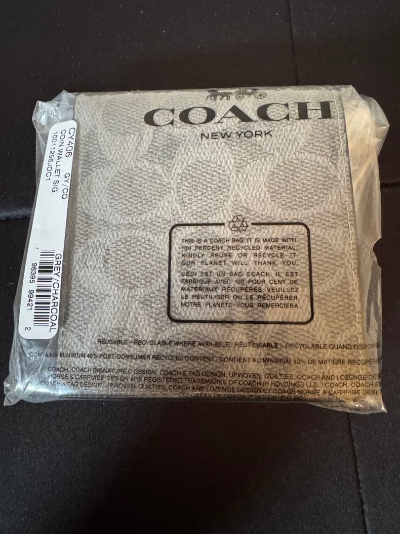 COACH  ウォレット・シグネチャー CY406 GY/CQ