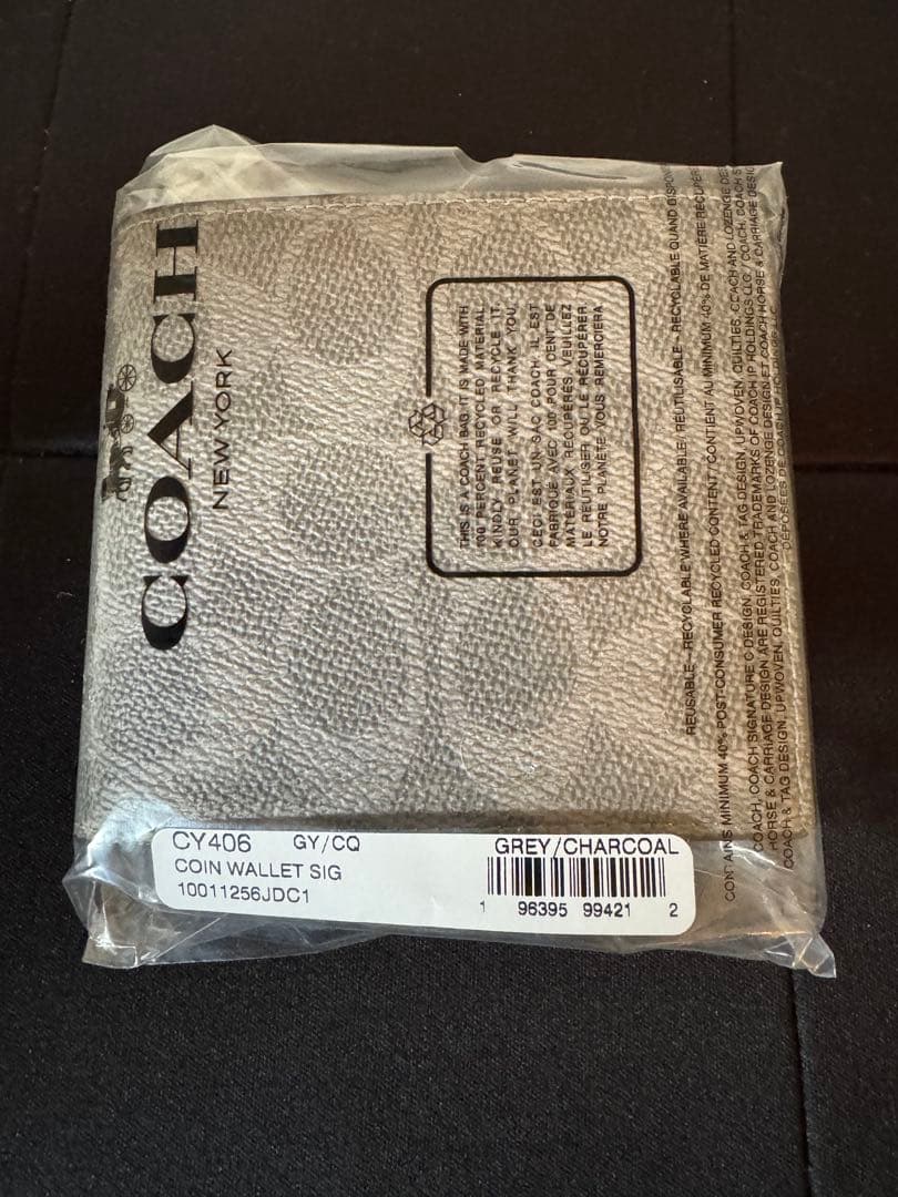 COACH  ウォレット・シグネチャー CY406 GY/CQ