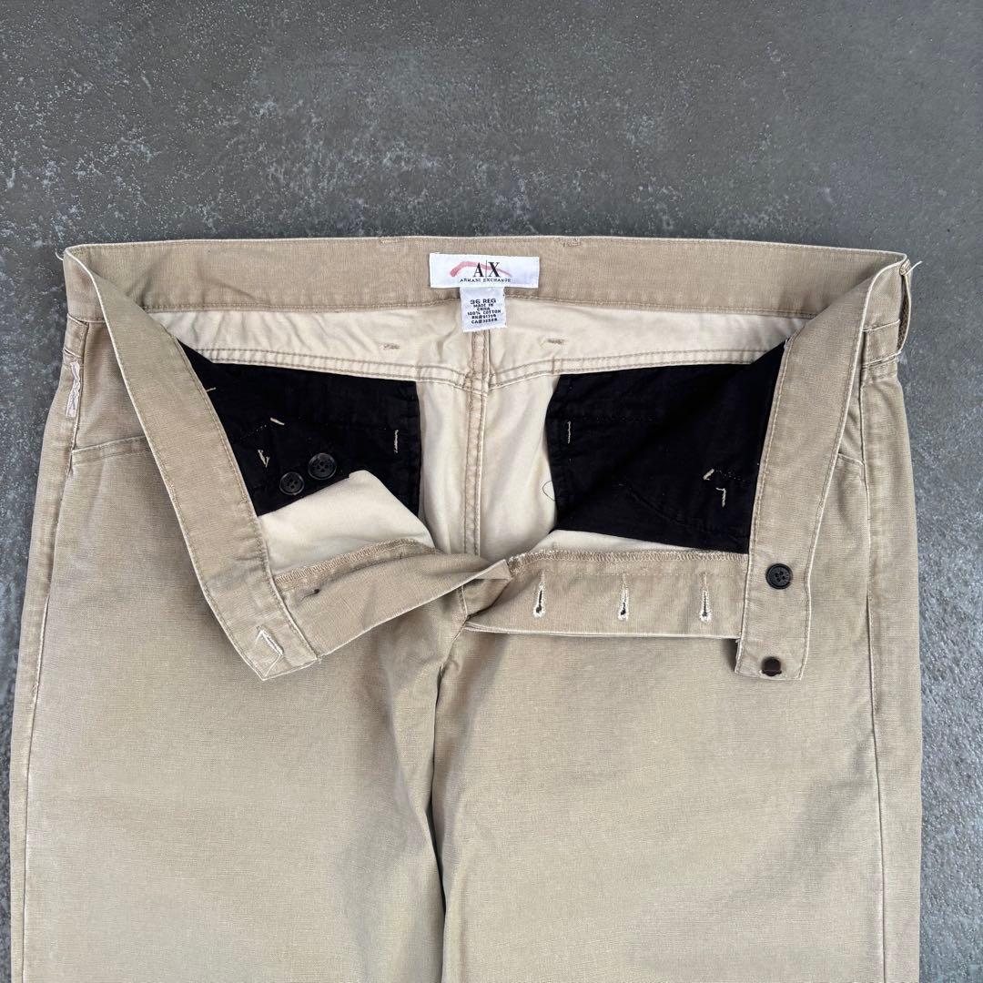 90s ARMANI EXCHANGE archive ワイドチノパンツ