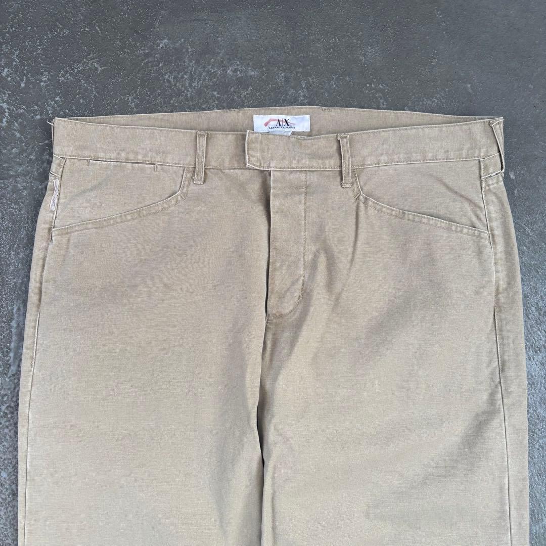 90s ARMANI EXCHANGE archive ワイドチノパンツ